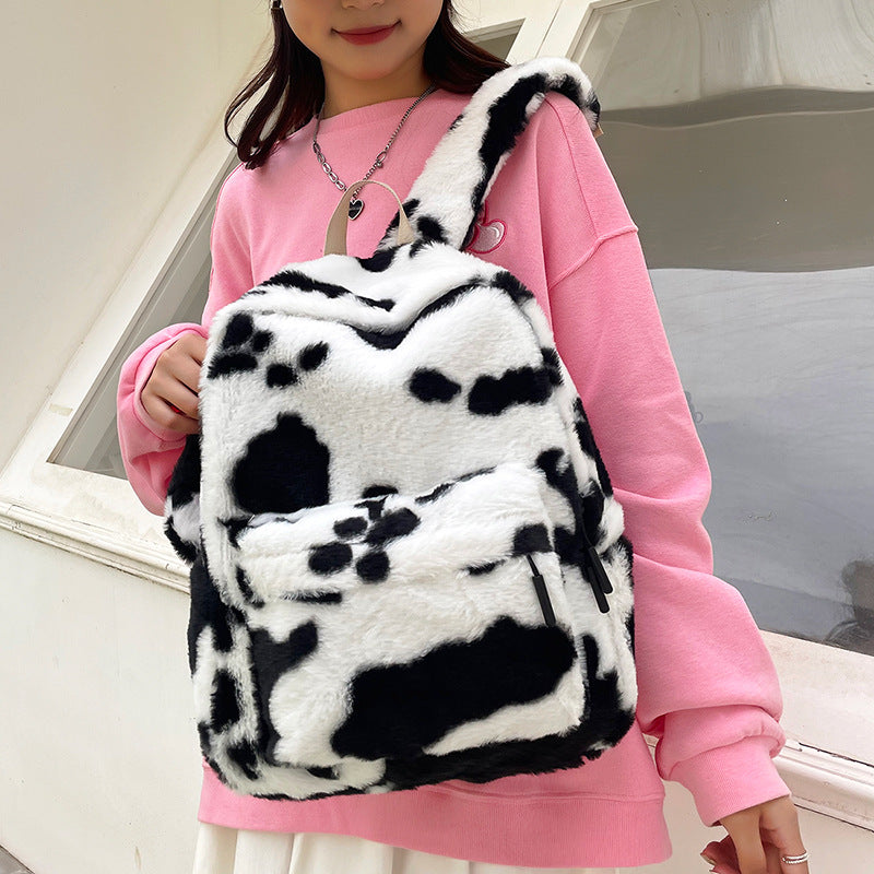 Casual Plush School Bag