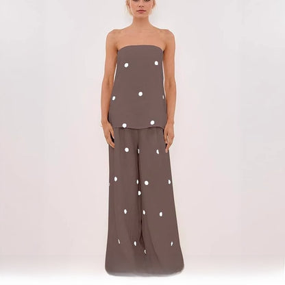 Casual set polka dots