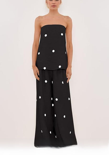 Casual set polka dots