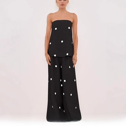 Casual set polka dots