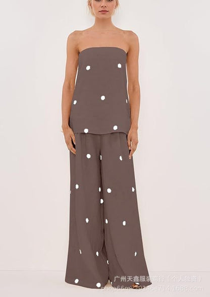 Casual set polka dots