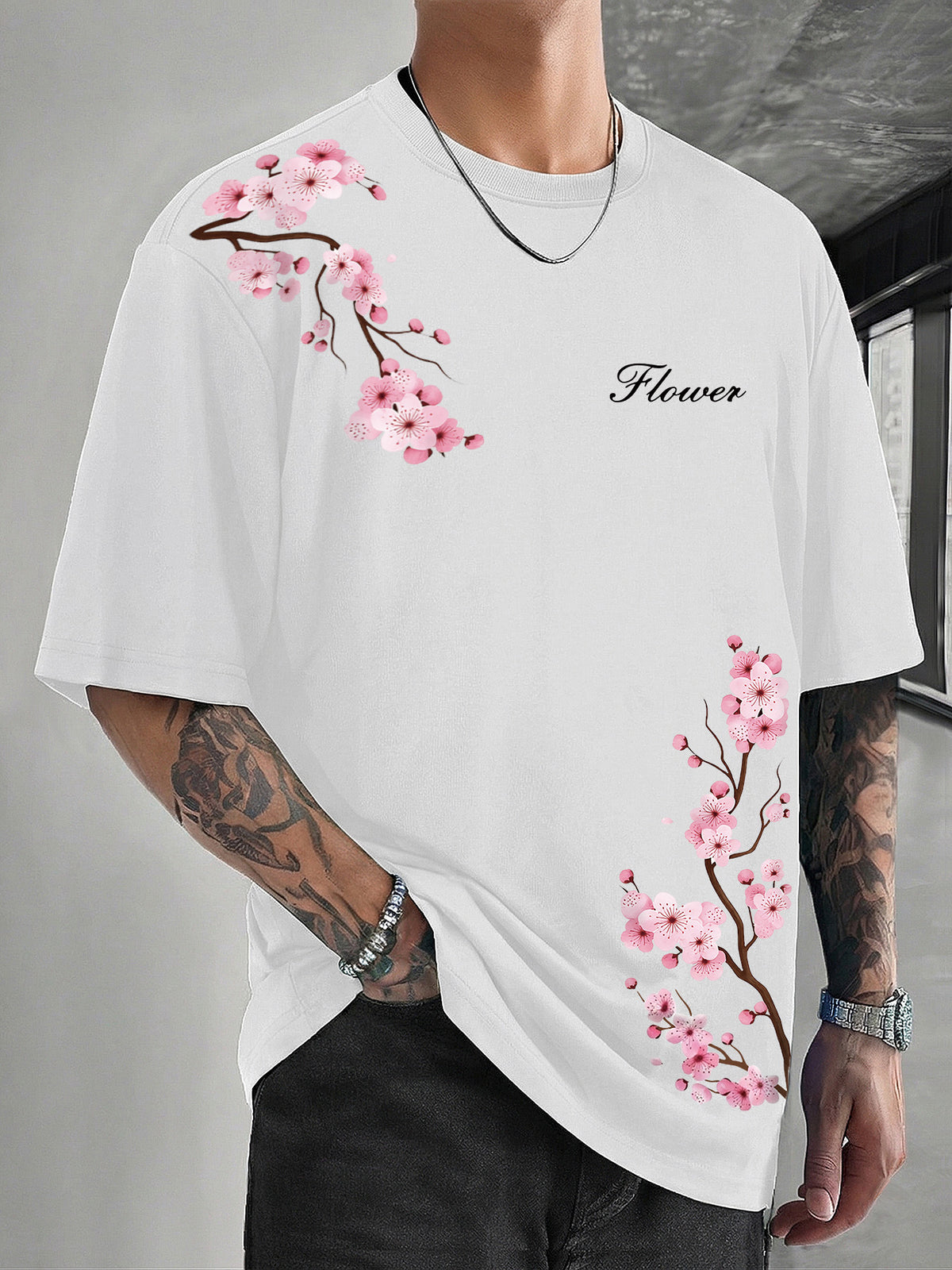 Casual Short Sleeve Round Neck T-Shirt