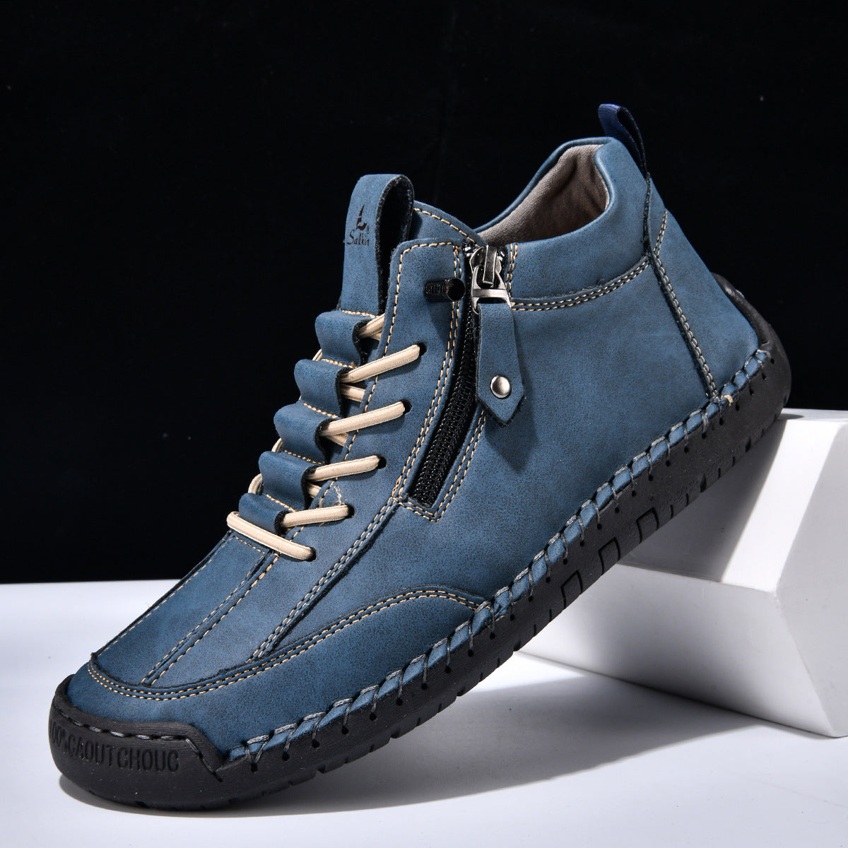 Casual Side Zipper Martin Boots for Men and Women