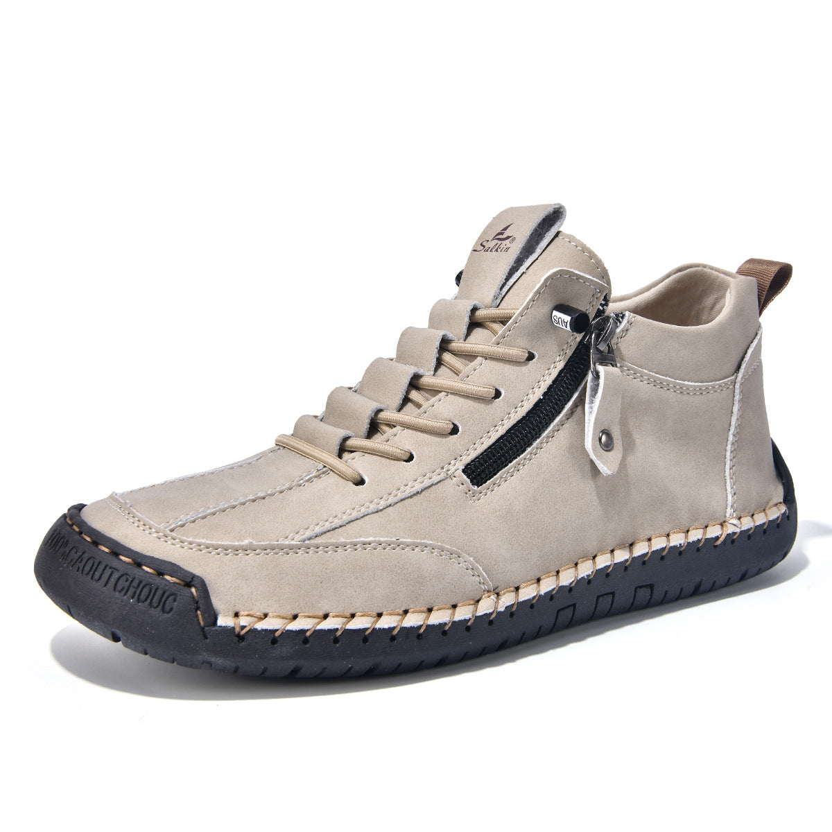 Casual Side Zipper Martin Boots for Men and Women