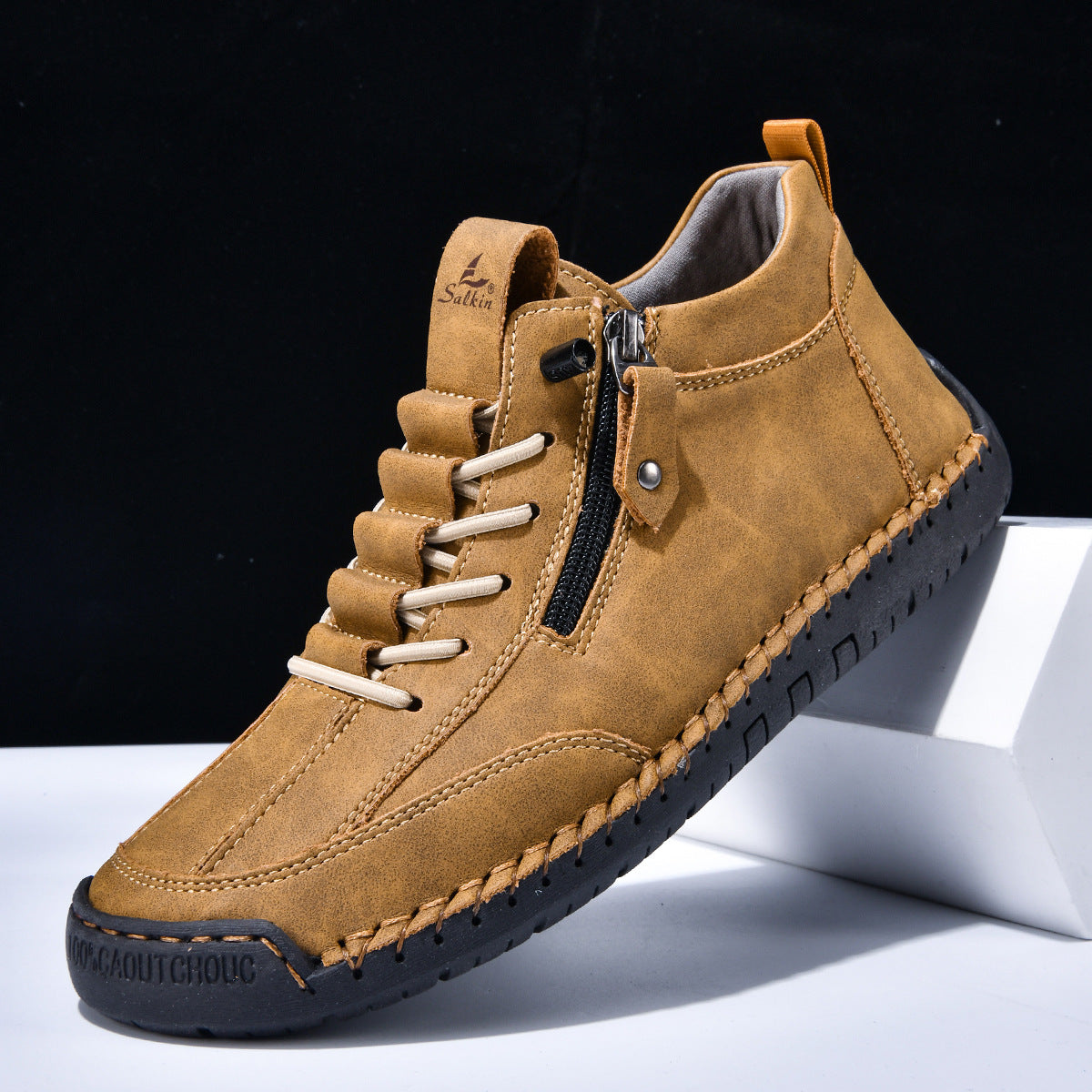 Casual Side Zipper Martin Boots for Men and Women