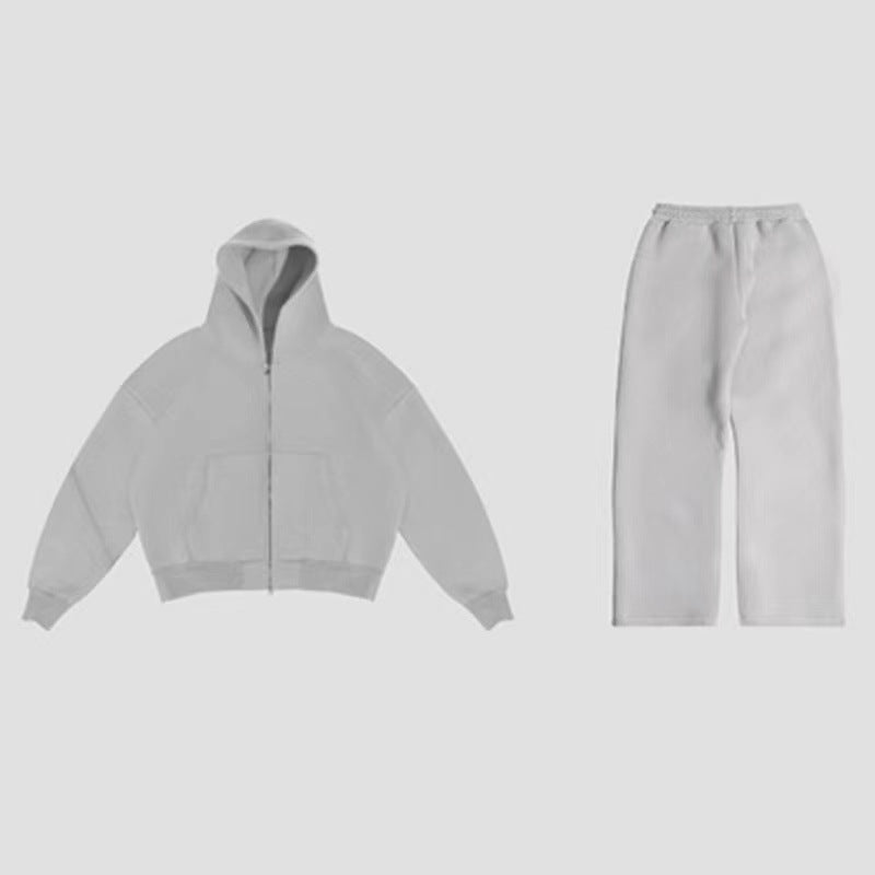 Casual, simple, and stylish hooded cardigan