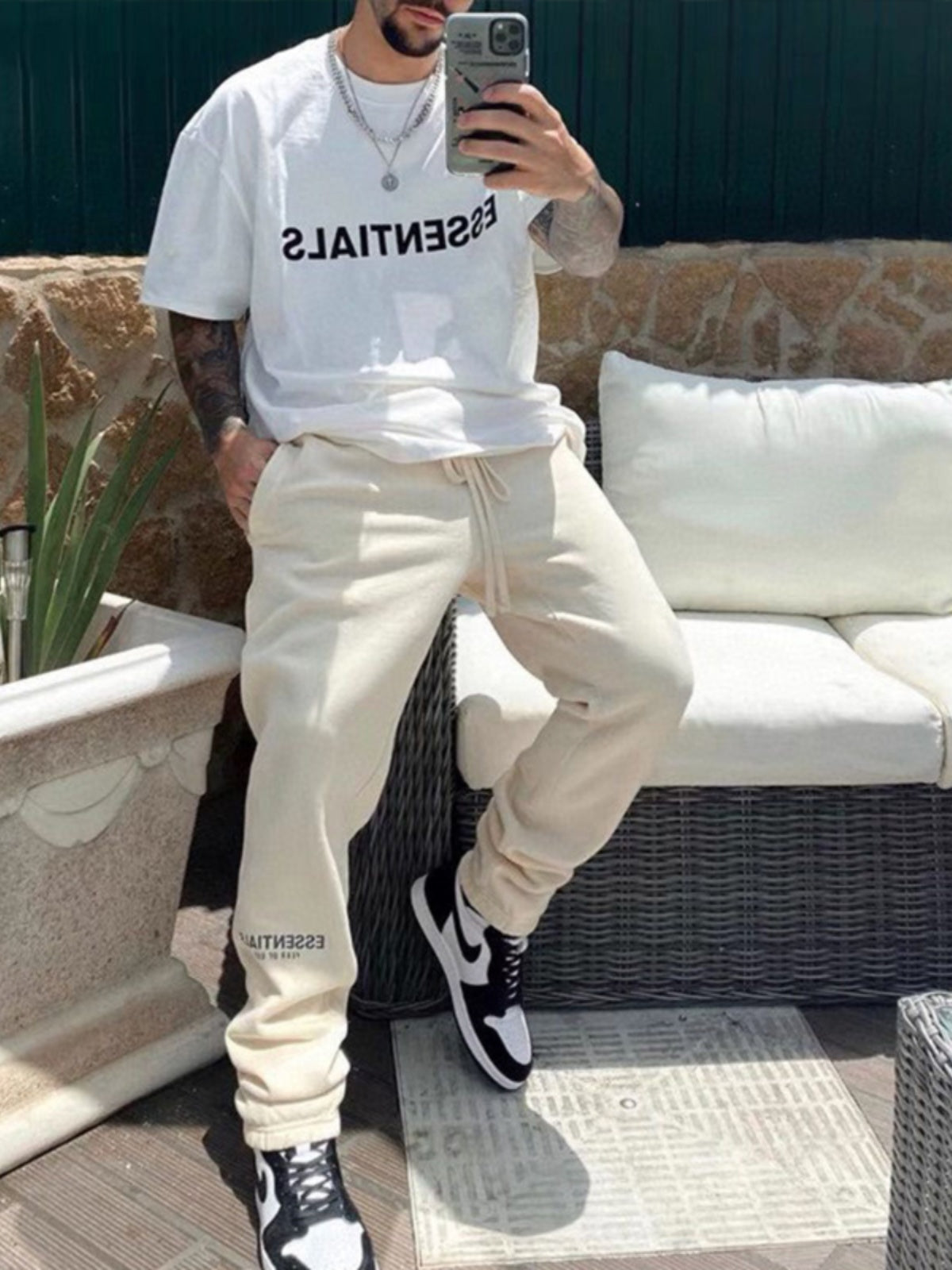 Casual skinny sweatpants
