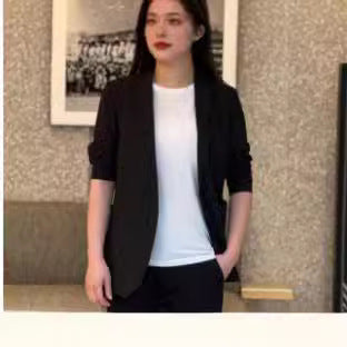 Casual Solid Blazer