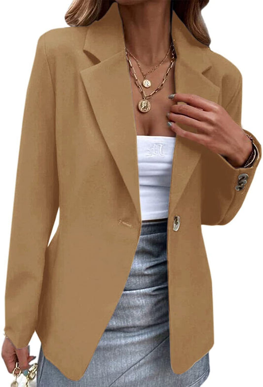 Casual solid-color casual suit