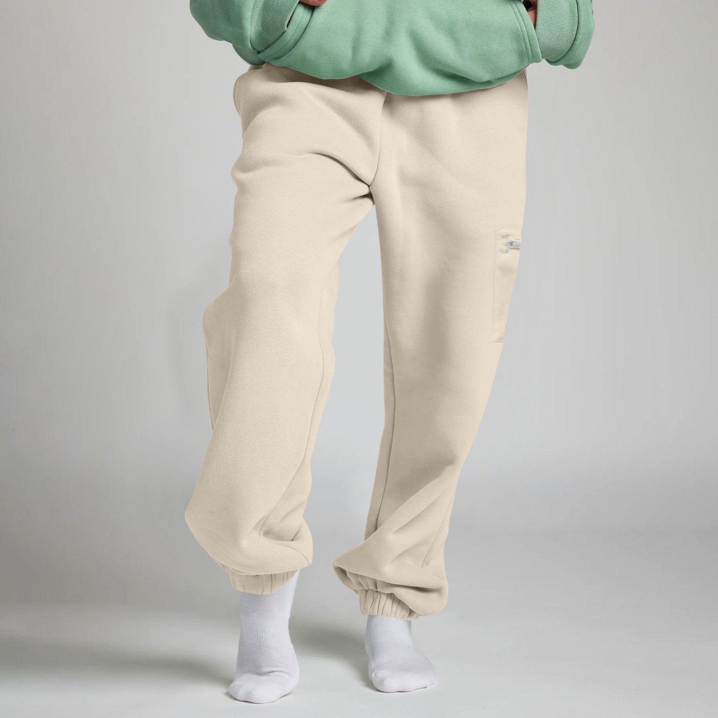 Casual Solid Color Hooded Sweatshirt