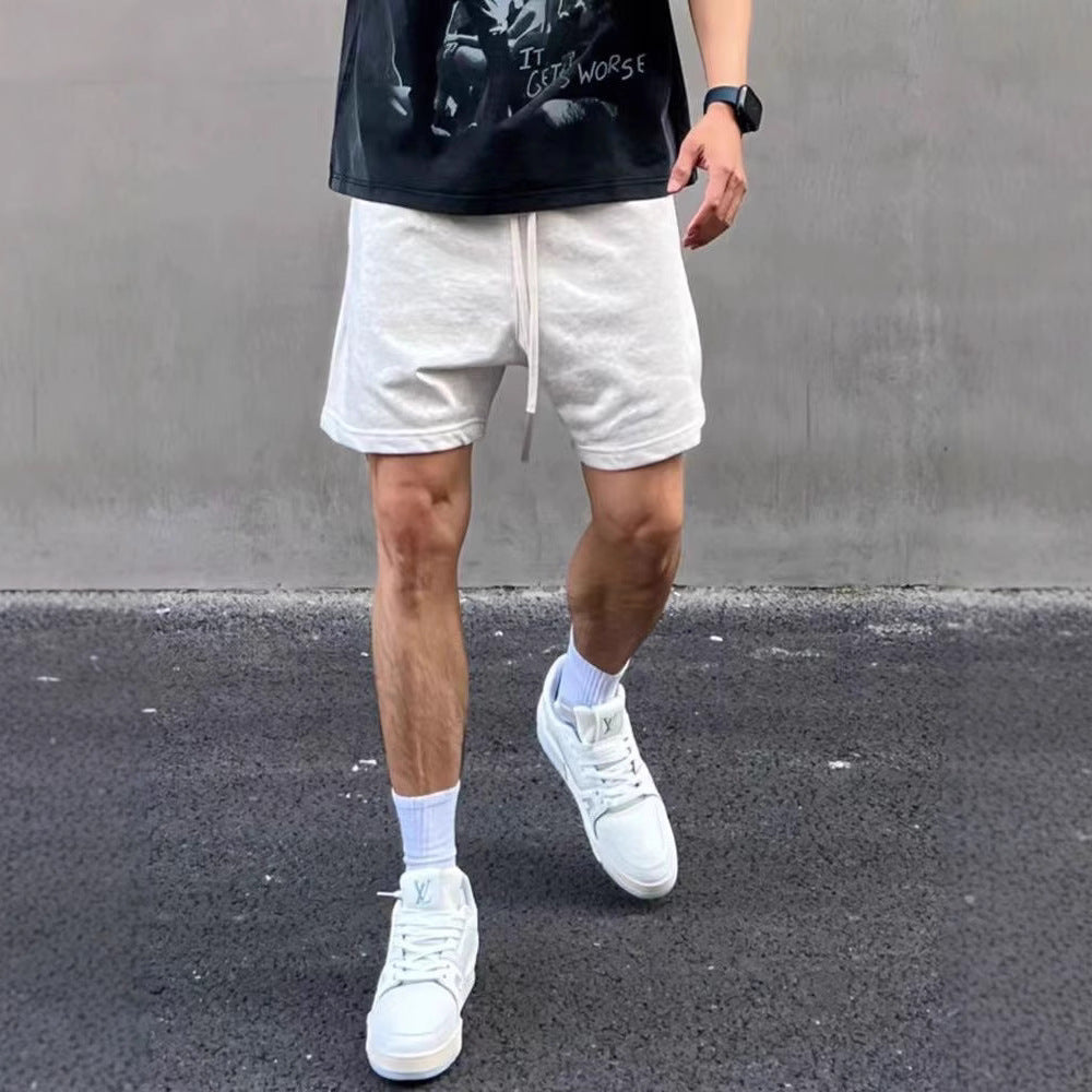Casual Solid Color Sports Shorts