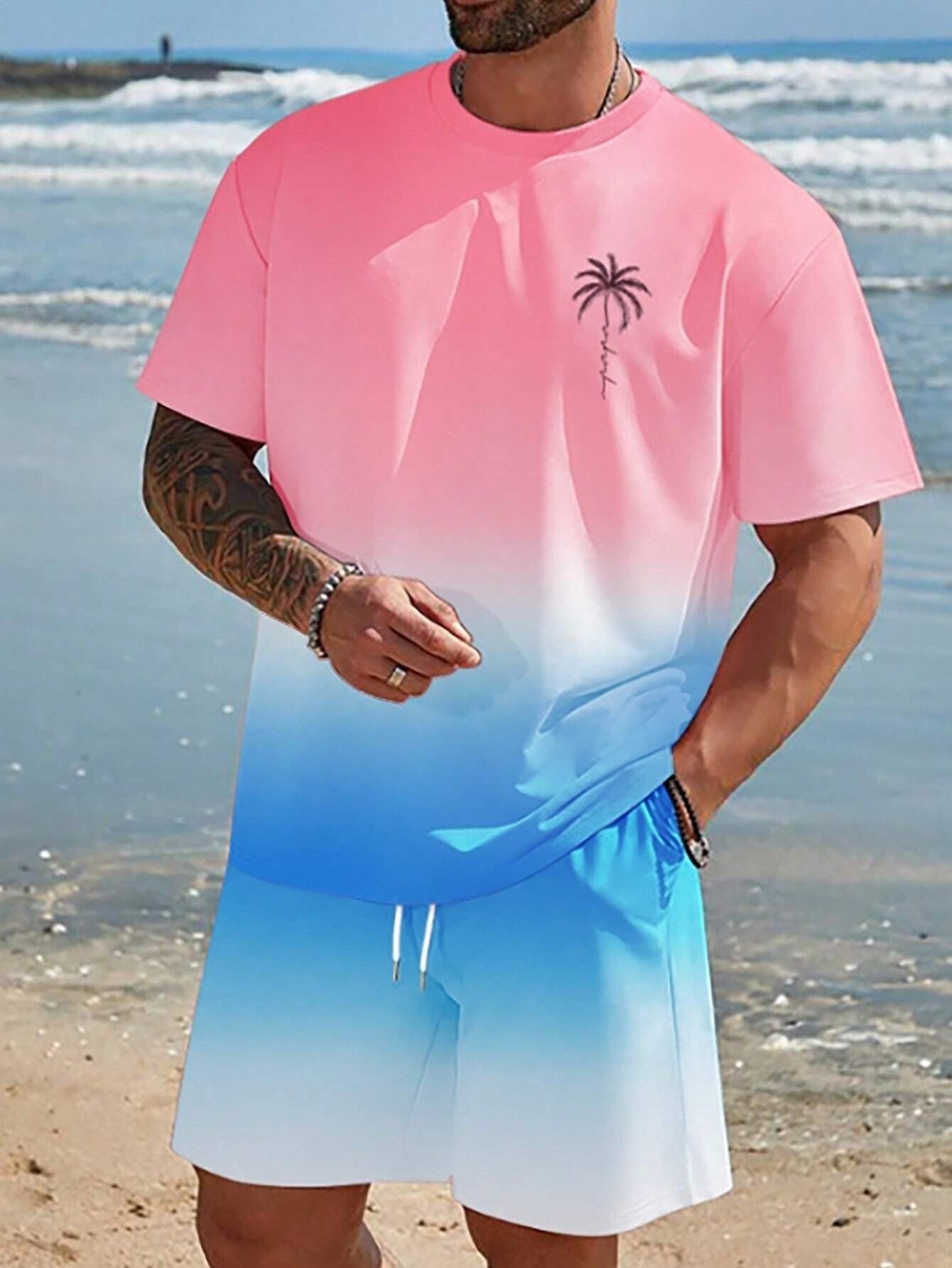 Casual sport short-sleeve T-shirt