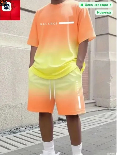 Casual sport short-sleeve T-shirt