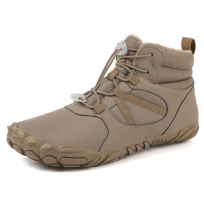 Casual Sports Non-Slip Waterproof Fleece-Lined Thickened High-Top Snow Boots and Cotton Shoes