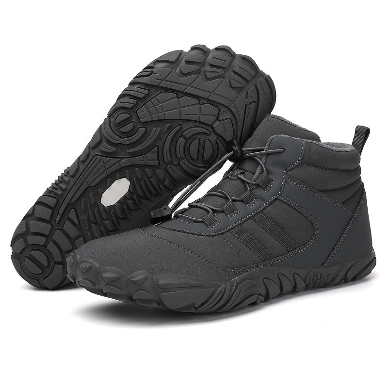 Casual Sports Non-Slip Waterproof Fleece-Lined Thickened High-Top Snow Boots and Cotton Shoes