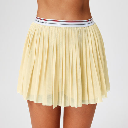 Casual Sports Polo Shirt and Skirt Set