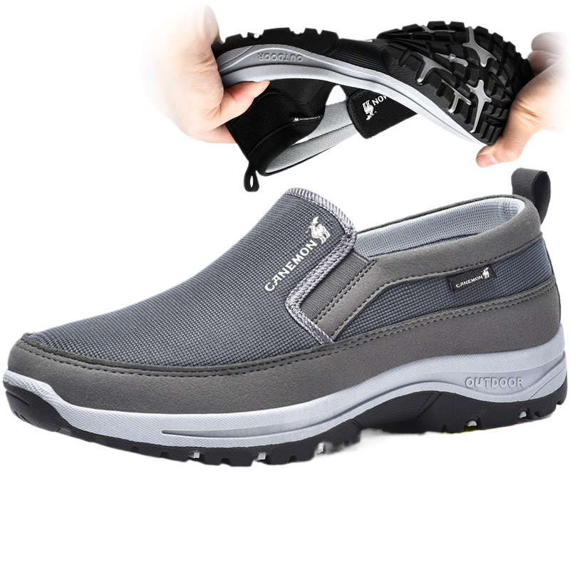 Casual sports shoes for men, mesh fabric, breathable, walking shoes