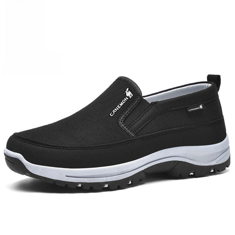 Casual sports shoes for men, mesh fabric, breathable, walking shoes