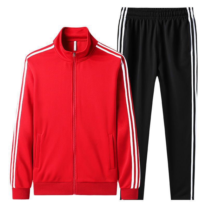 Casual Sports Suit Stand Collar Cardigan and Pants Set