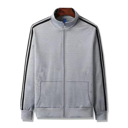 Casual Sports Suit Stand Collar Cardigan and Pants Set