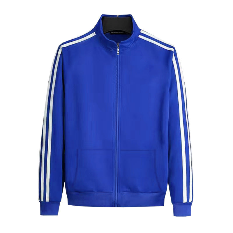 Casual Sports Suit Stand Collar Cardigan and Pants Set