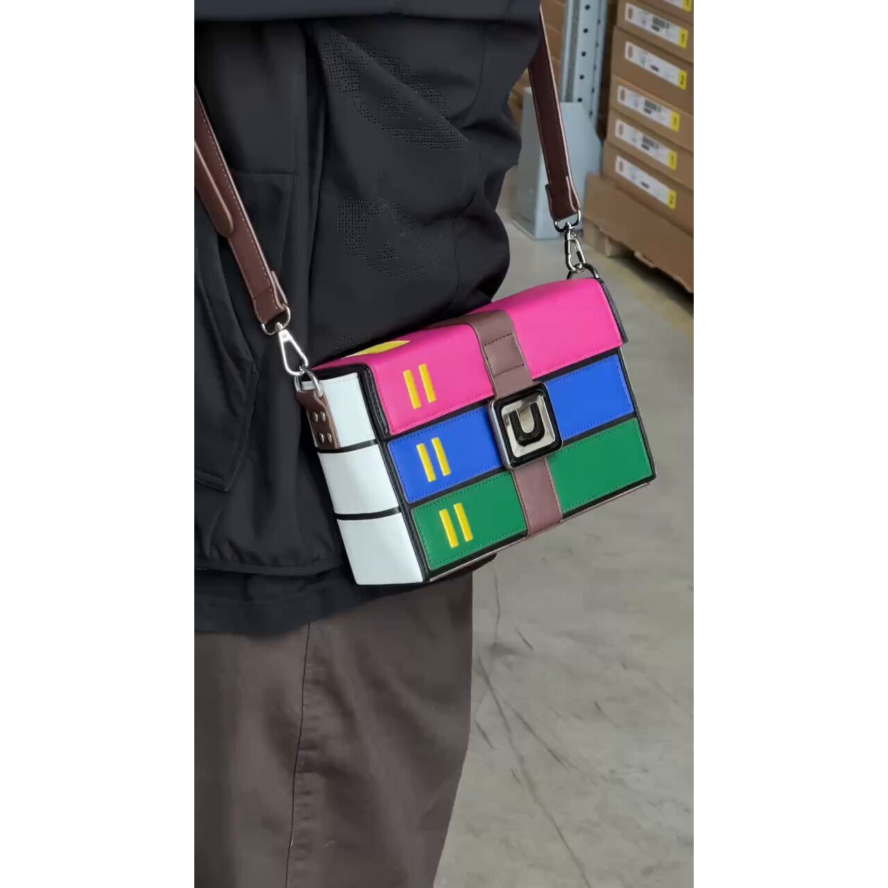 Casual Square Messenger Bag