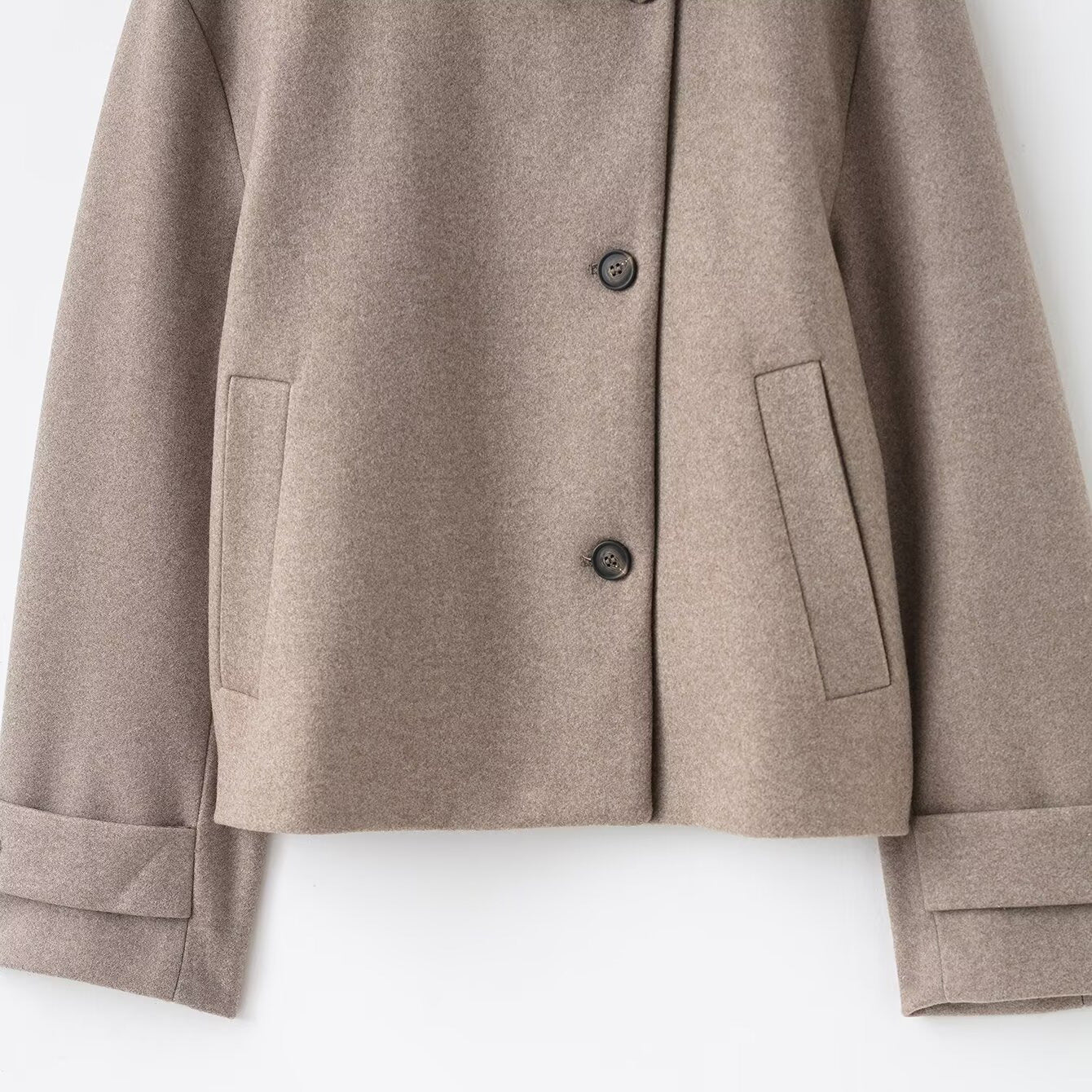 Casual Stand Collar Womens Jacket
