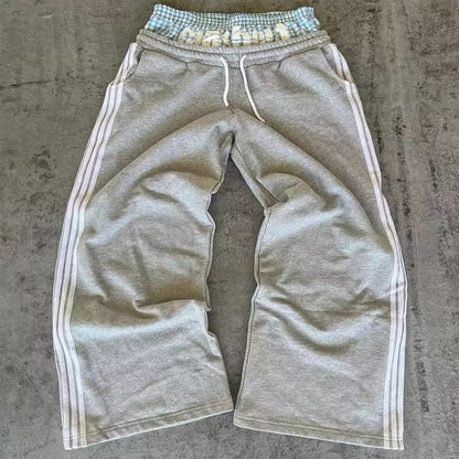 casual straight-leg trousers