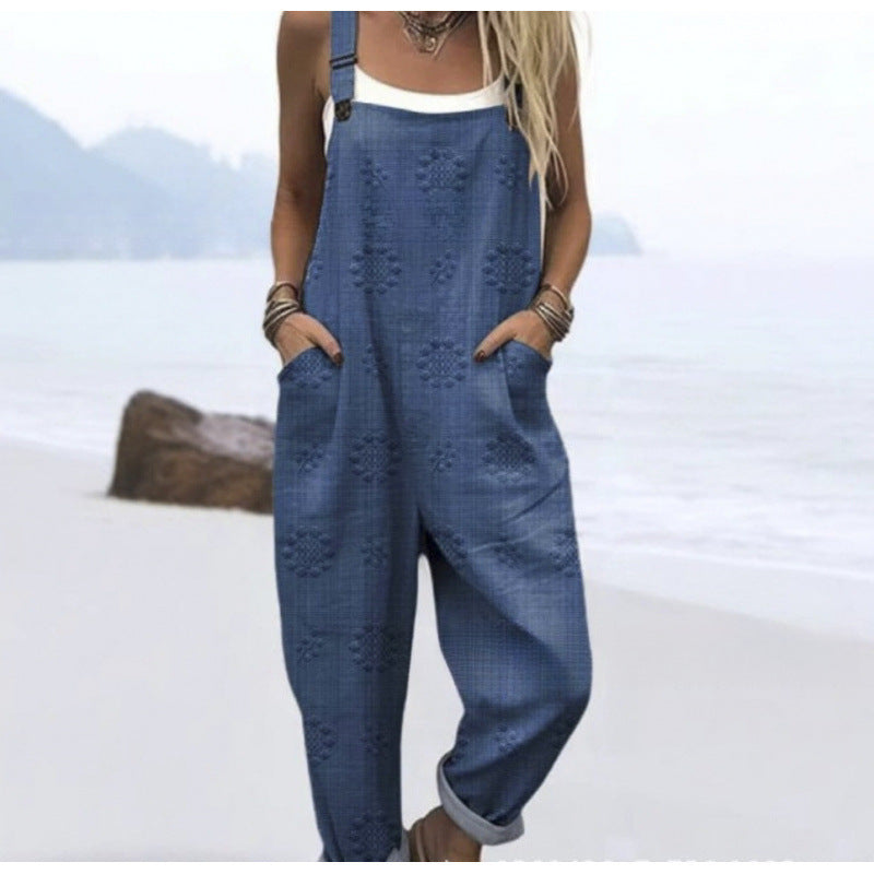 Casual strap pants