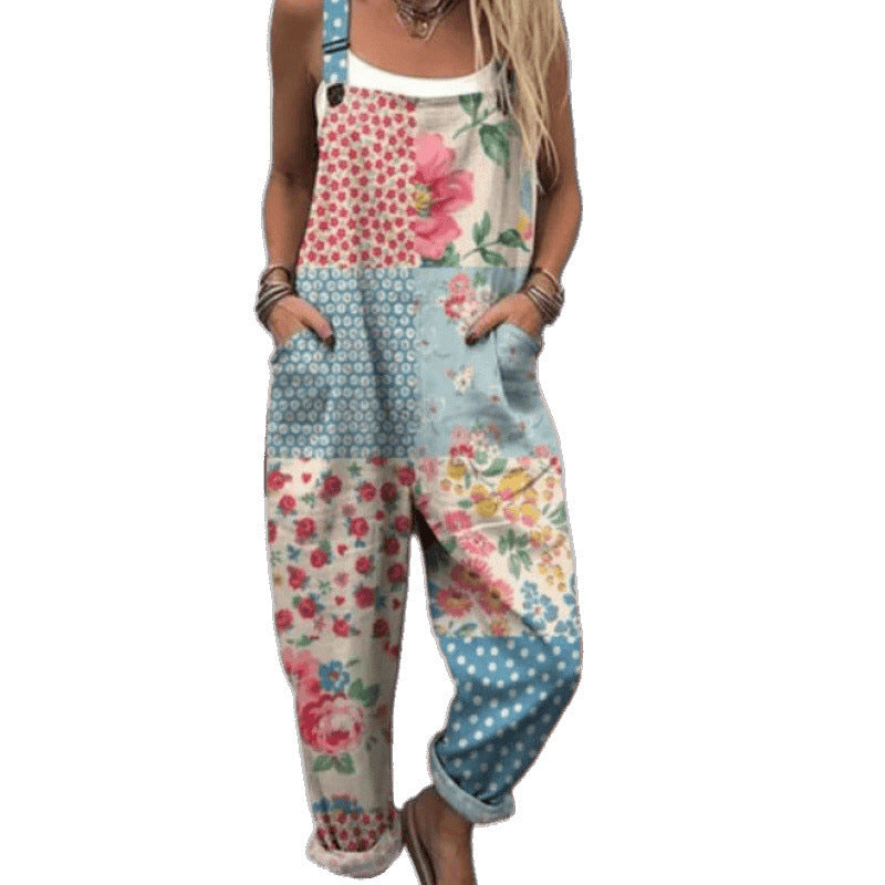 Casual strap pants