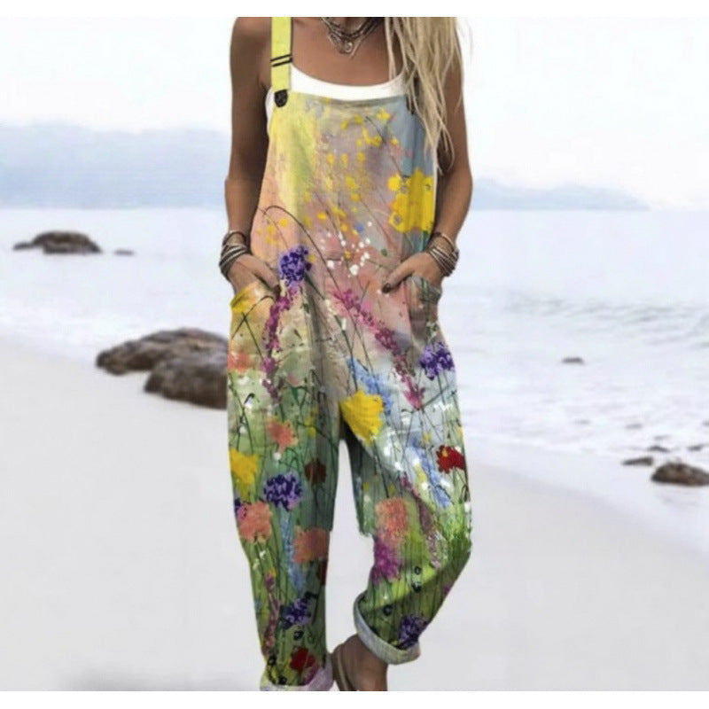 Casual strap pants