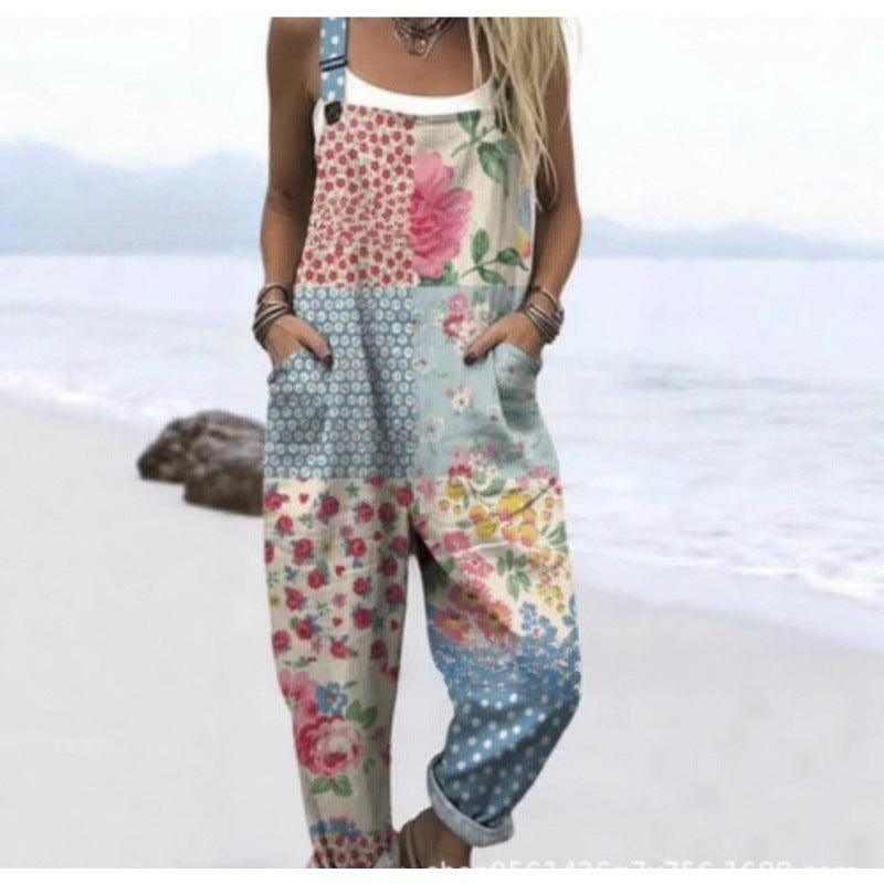 Casual strap pants