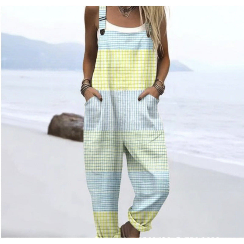 Casual strap pants