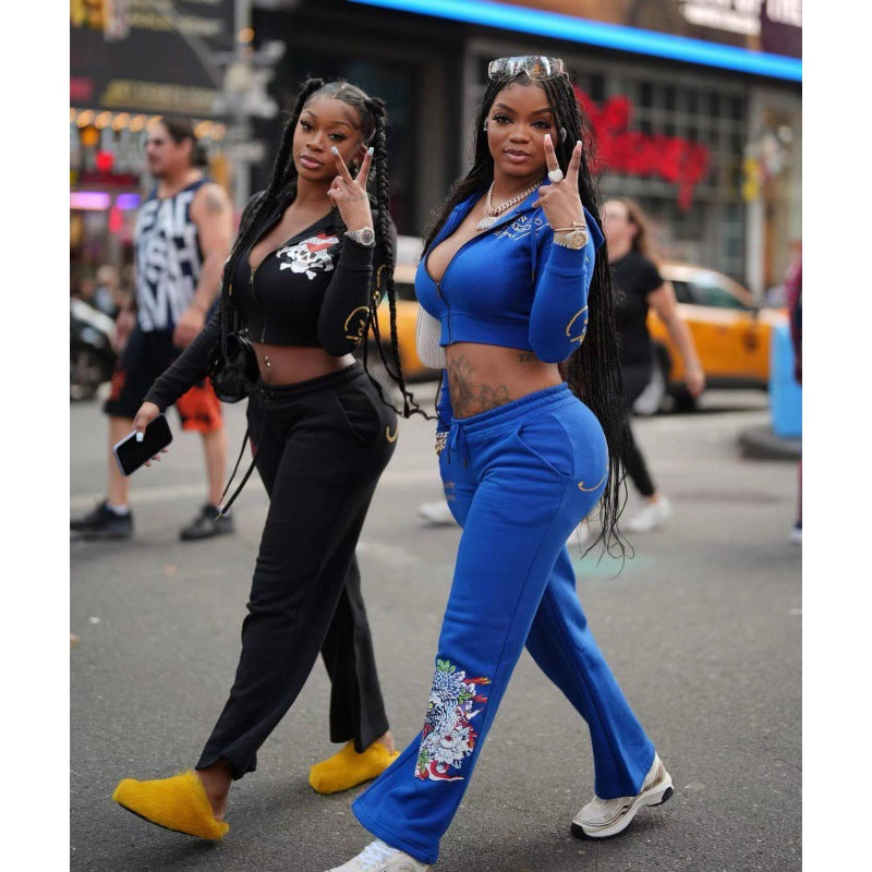 Casual street print outfit