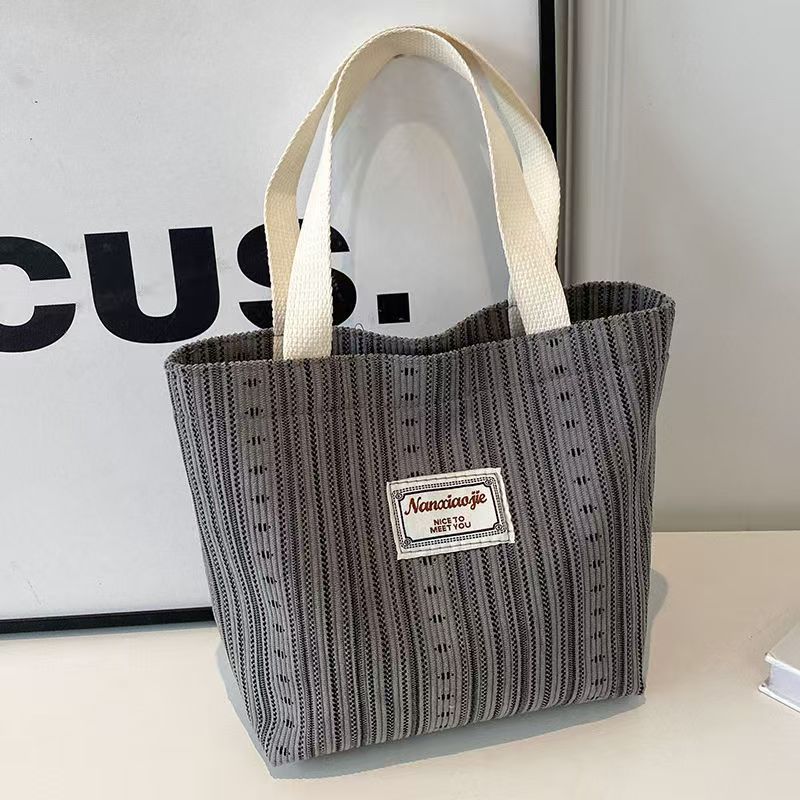 Casual striped handbag