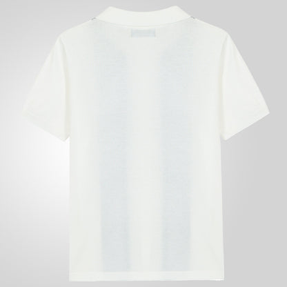 Casual Striped Polo Shirt