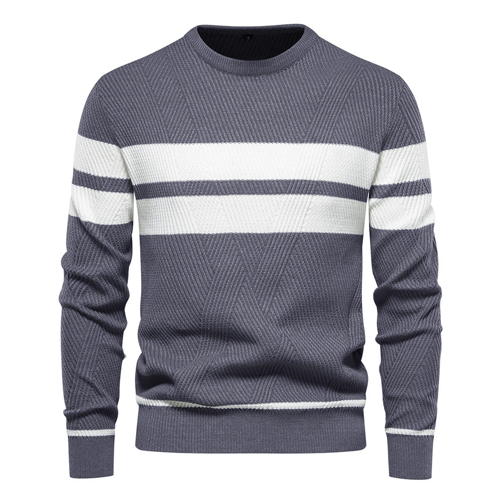 Casual striped sweater