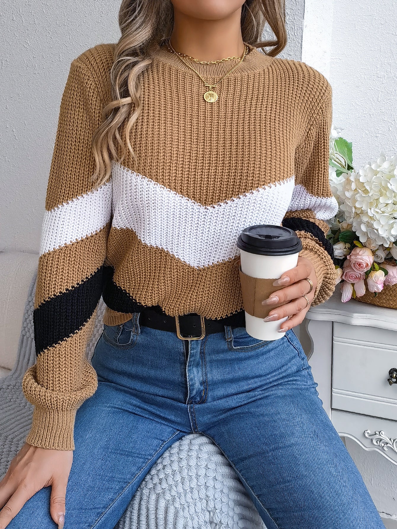 Casual Striped Sweater