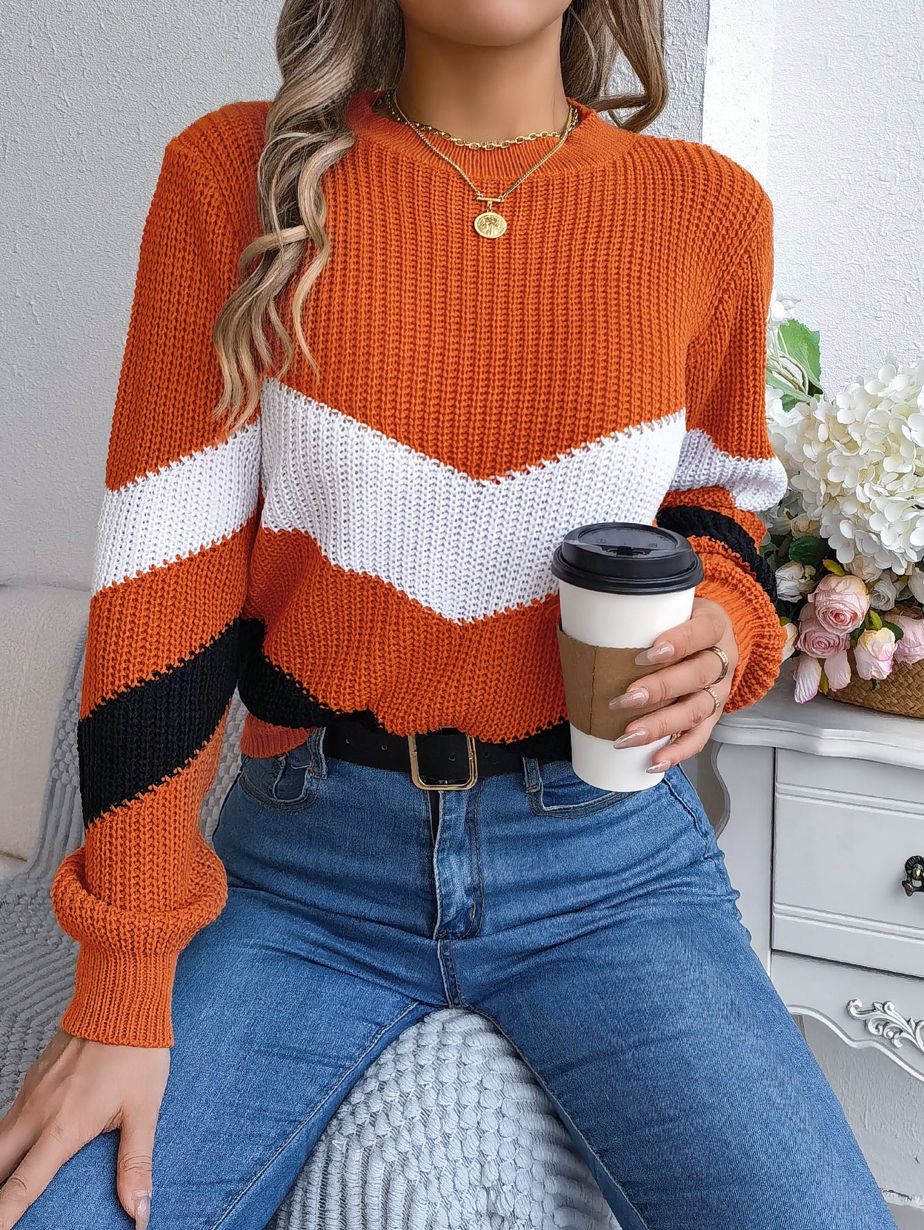 Casual Striped Sweater