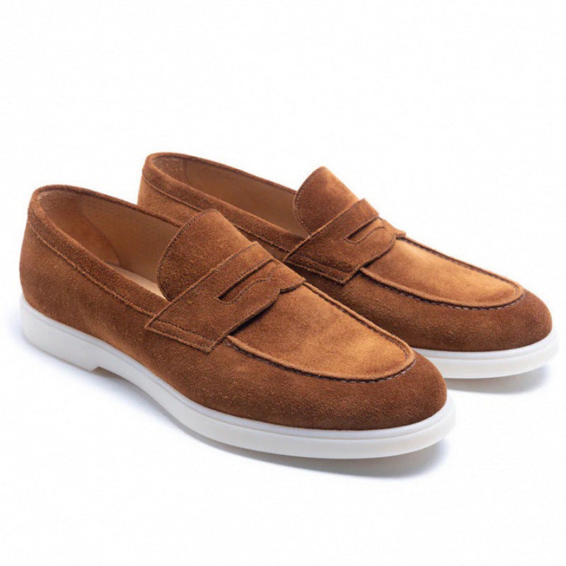 Casual Suede Slip On Shoes