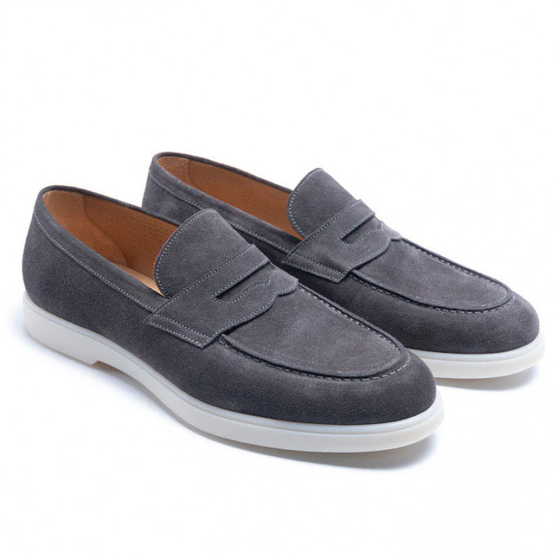 Casual Suede Slip On Shoes