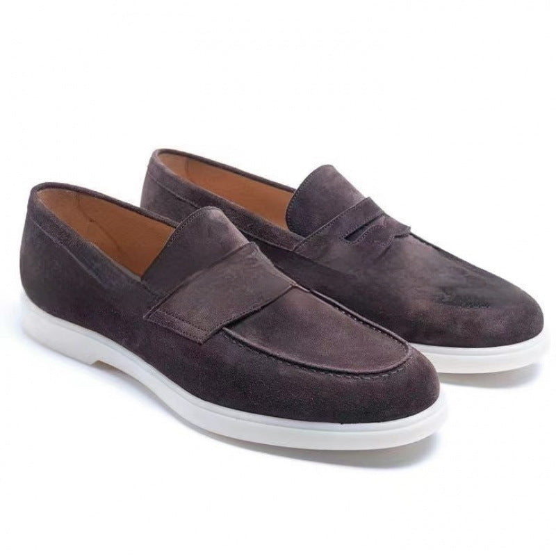 Casual Suede Slip On Shoes