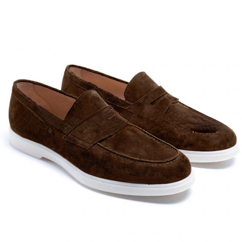 Casual Suede Slip On Shoes