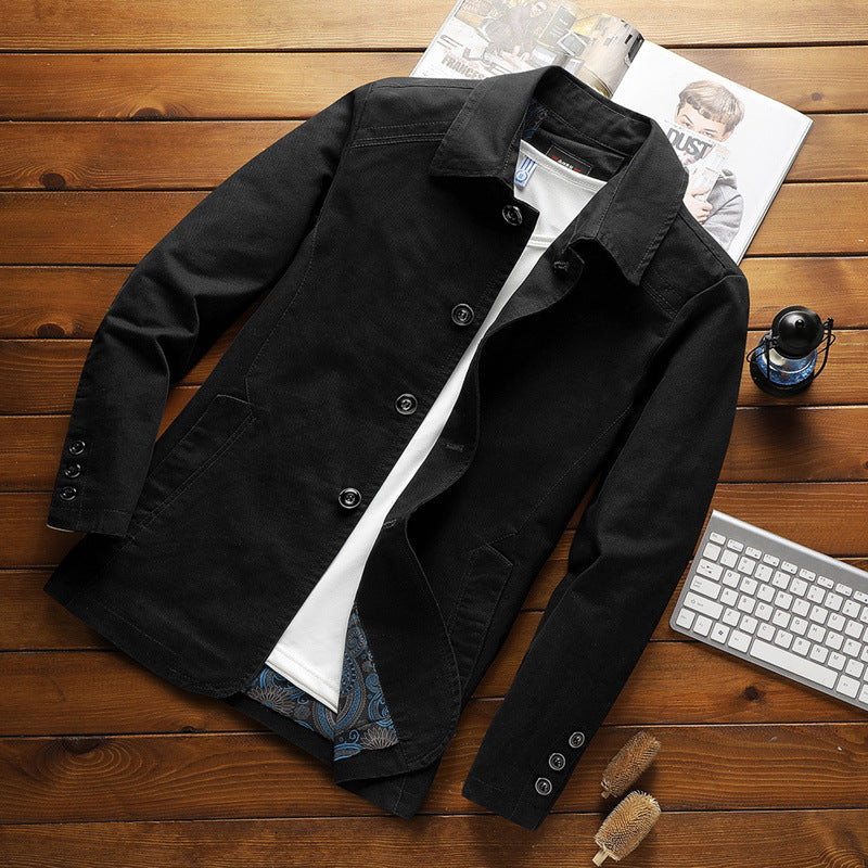 Casual Top Slim Fit Coat