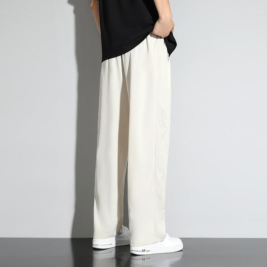 Casual trousers with zip pockets