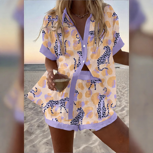 Casual vacation shirt set