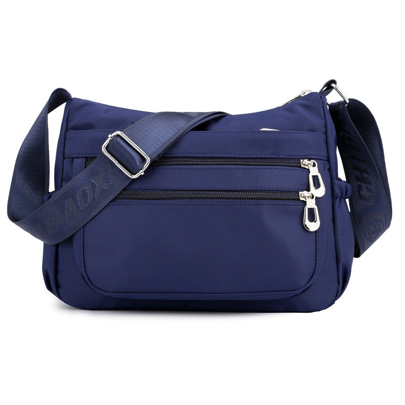 Casual Waterproof Nylon Shoulder Bag for Women
