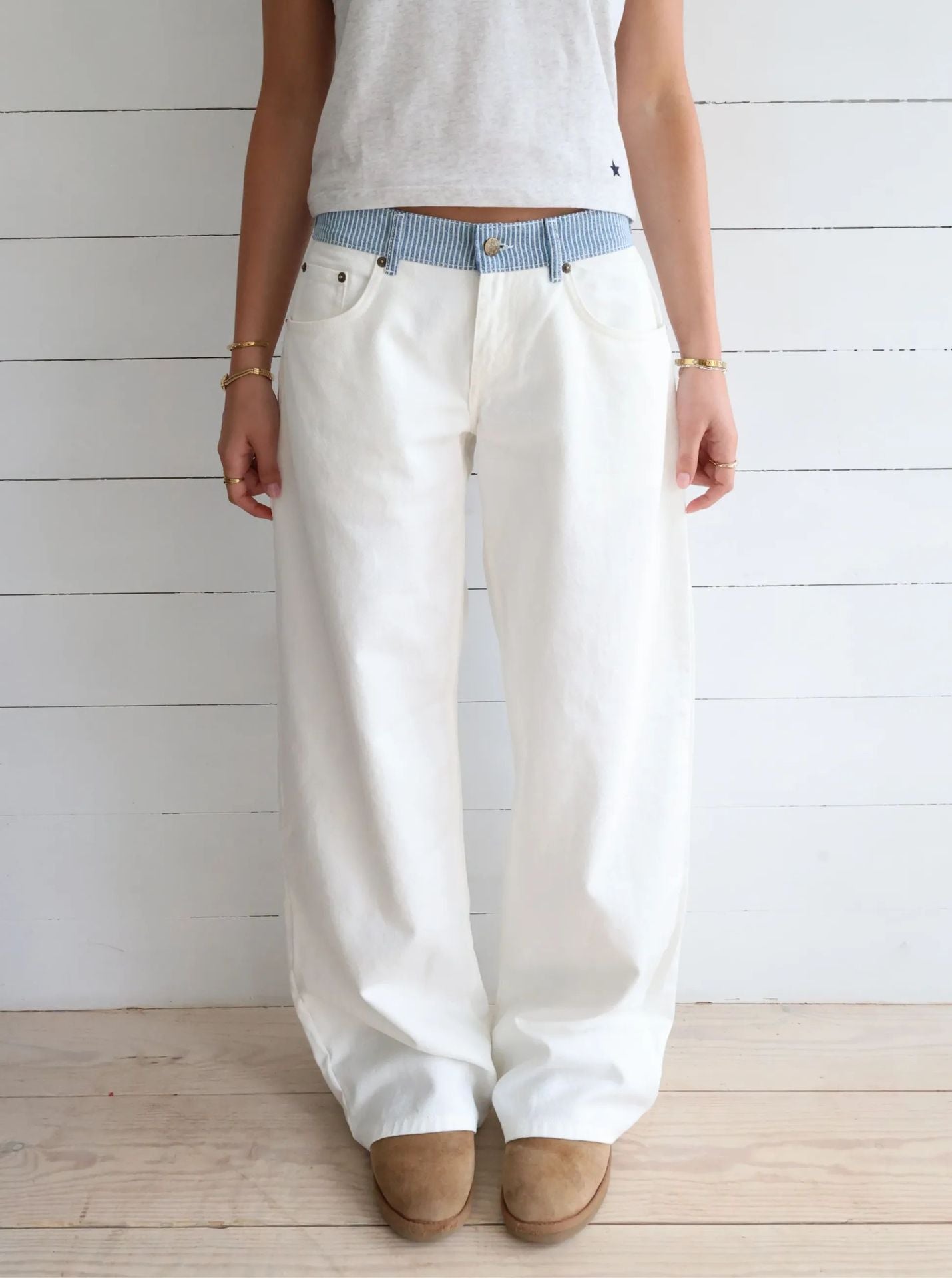 Casual Wide-Leg Long Pants