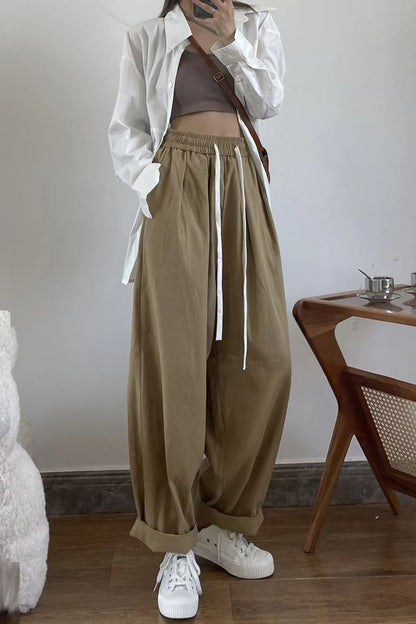Casual Wide Leg Pants