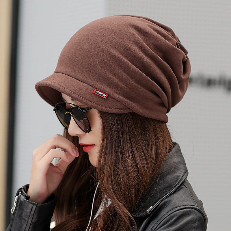 Casual Women's Pullover Hat with Short Brim